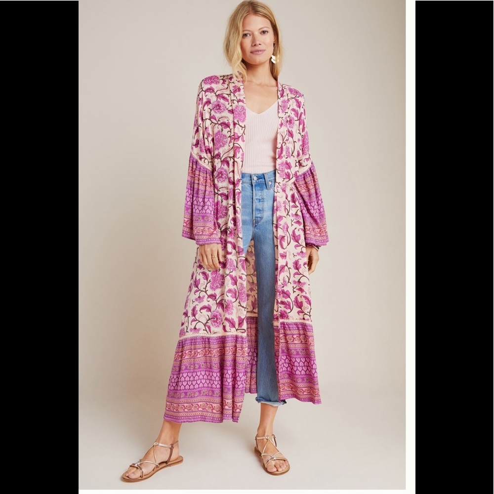 Anthropologie Antoinette Duster Kimono 🦋